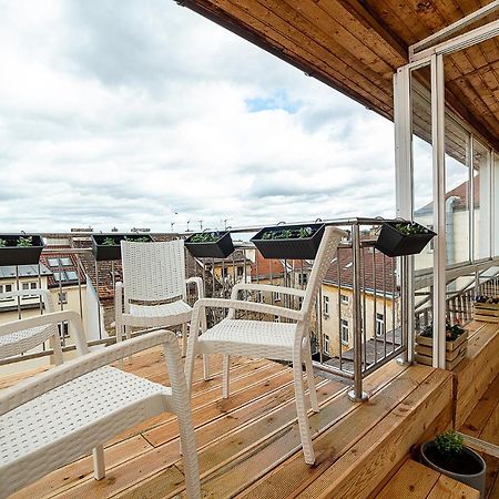 Big 4-Bedroom Flat, Terrace With Great Vitkov View Prague Luaran gambar