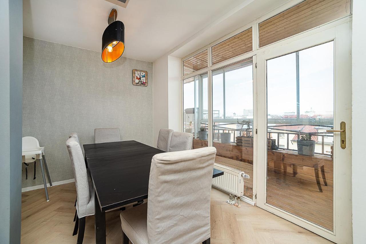 Big 4-Bedroom Flat, Terrace With Great Vitkov View Prague Luaran gambar
