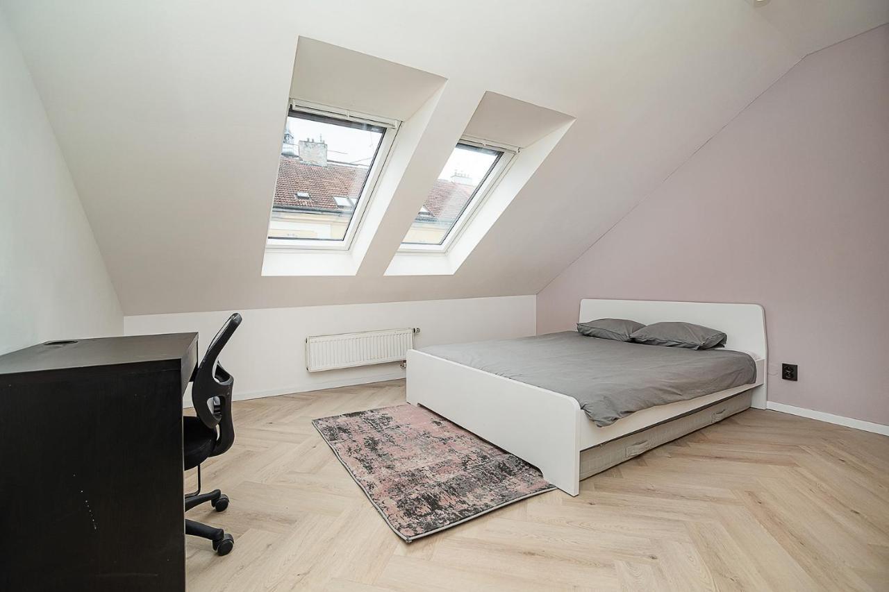 Big 4-Bedroom Flat, Terrace With Great Vitkov View Prague Luaran gambar